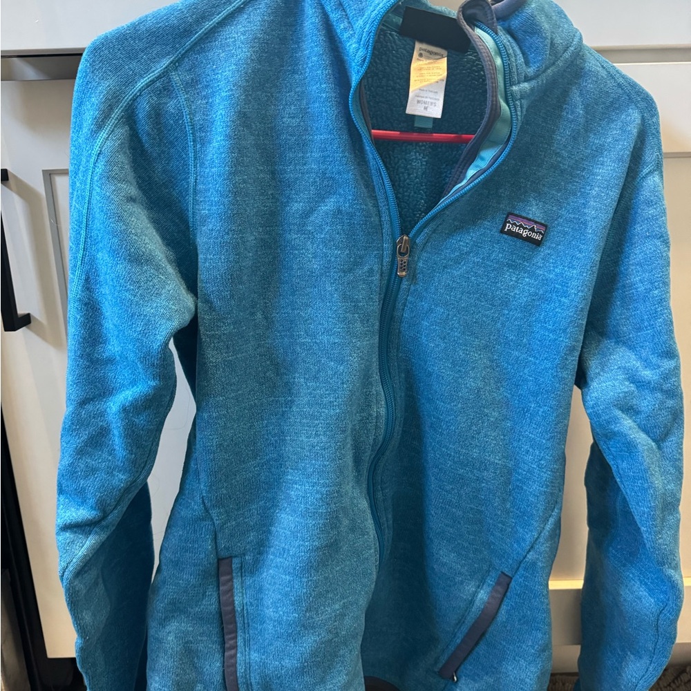Womens patagonia blue better sweater jacket
